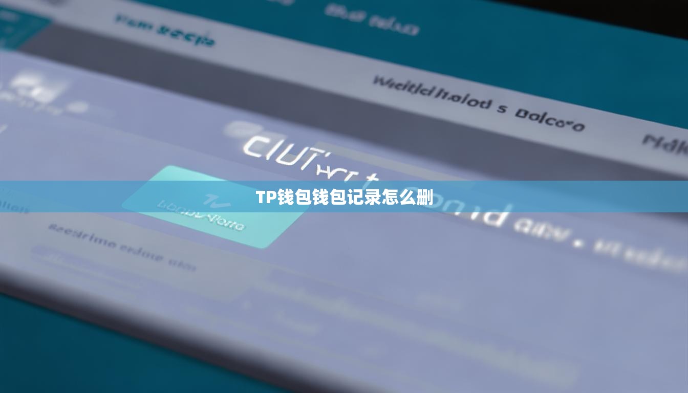 TP钱包钱包记录怎么删