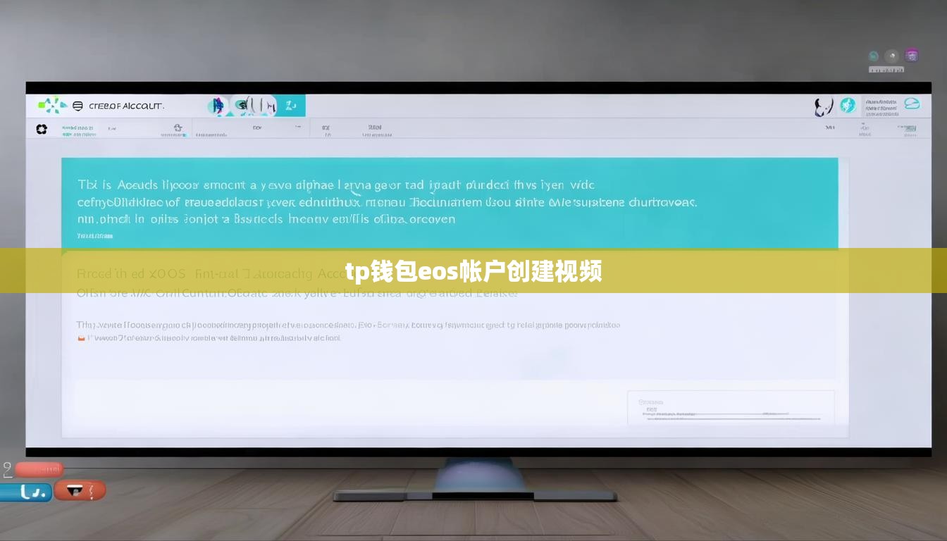 tp钱包eos帐户创建视频