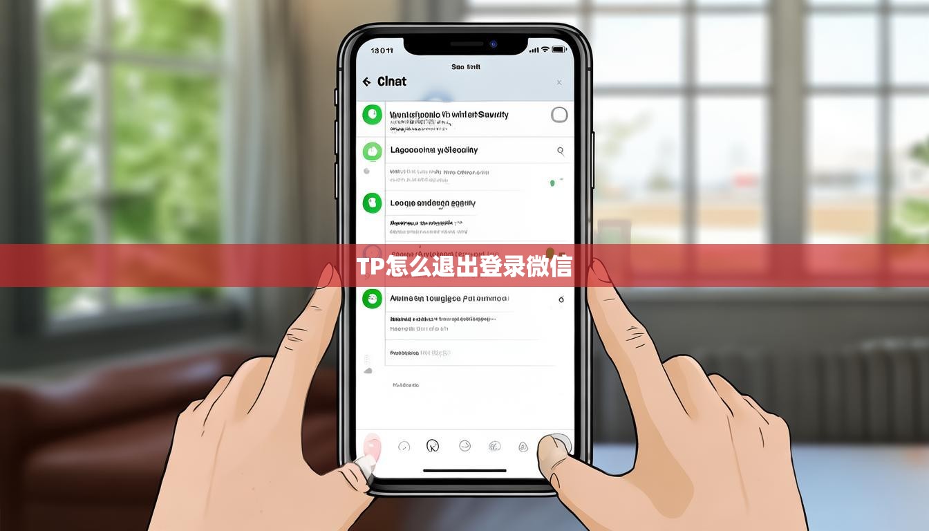 TP怎么退出登录微信