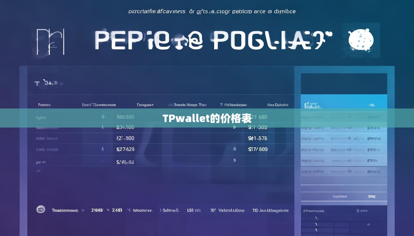 TPwallet的价格表