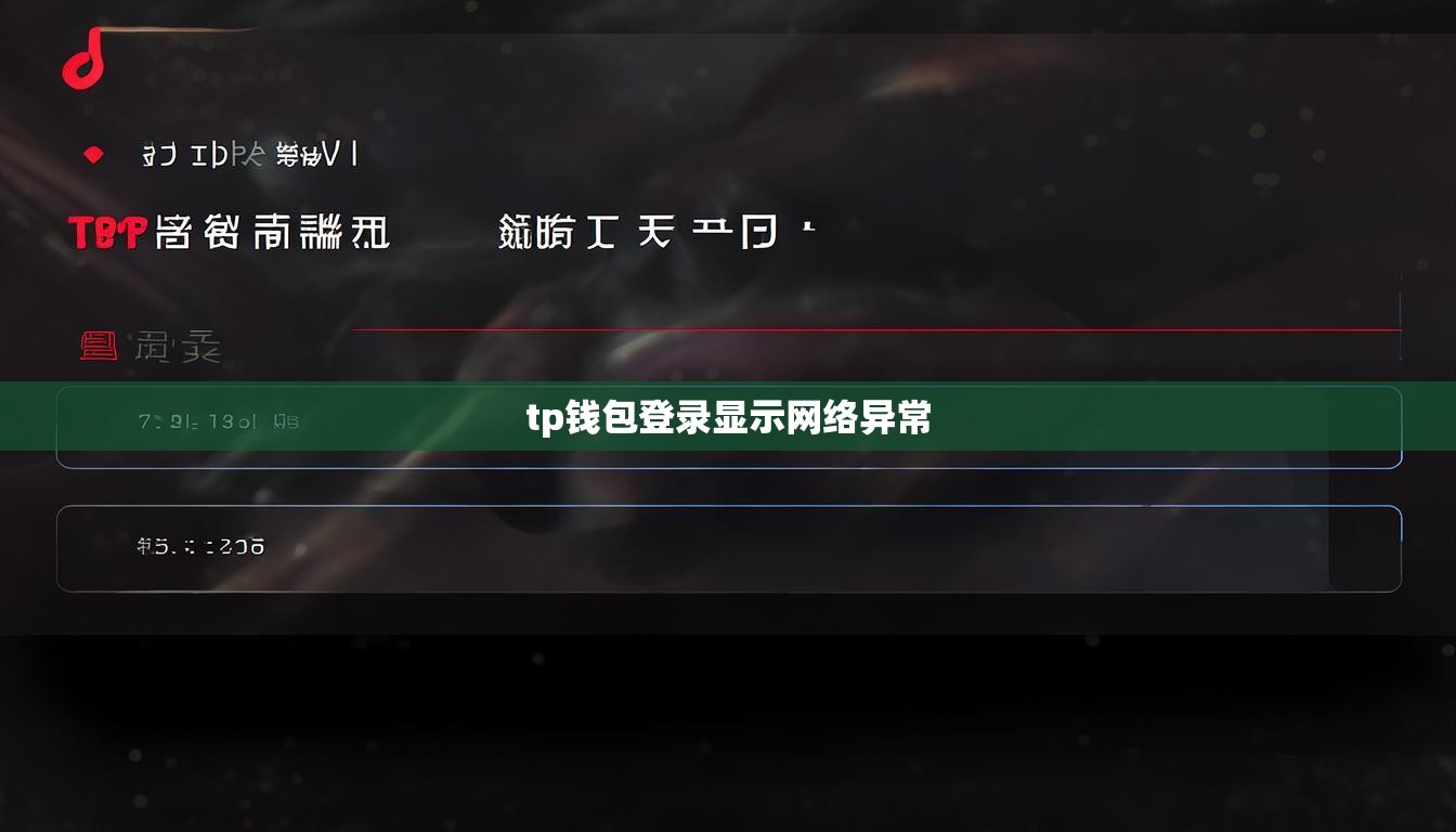 tp钱包登录显示网络异常